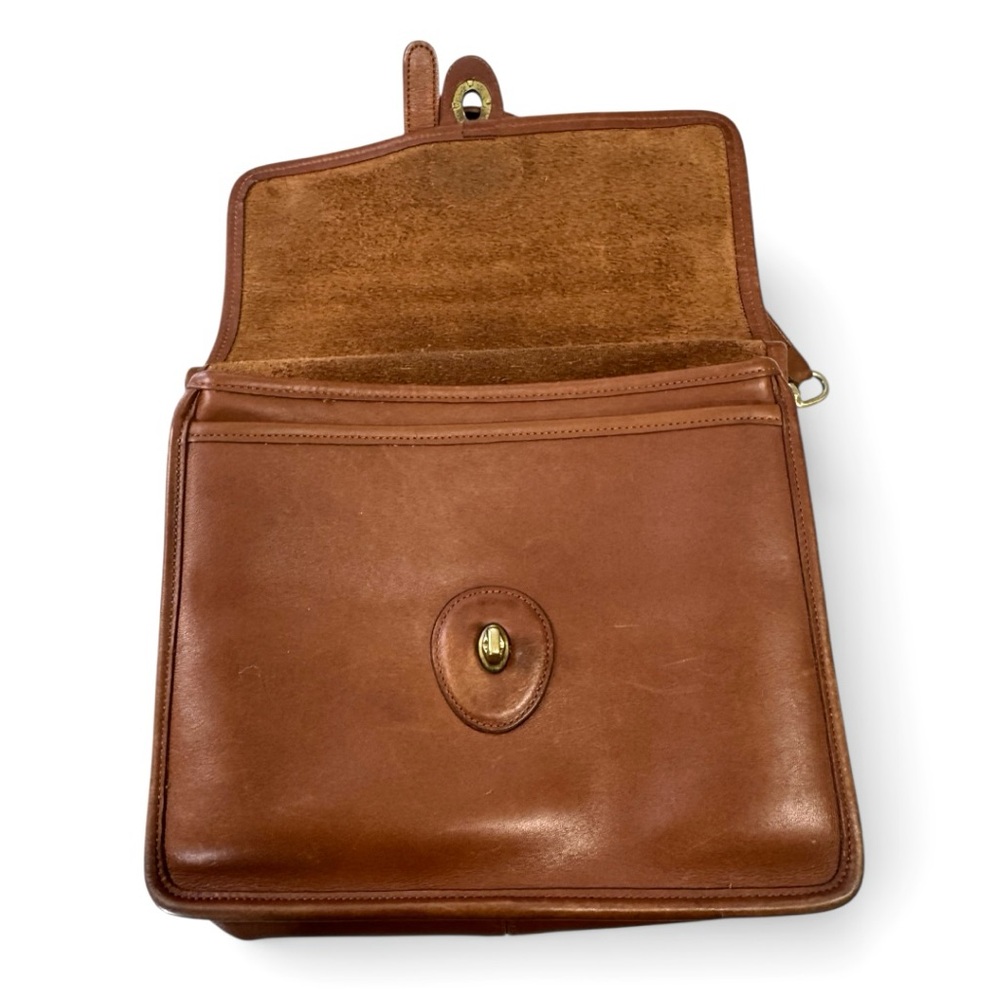 Vintage Coach Willis British Tan Crossbody Bag - Picture 5 of 13